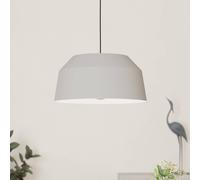 EGLO Contrisa pendant light in grey, 1-bulb, Ø 38 cm