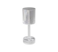 Eglo Cordless LED Table lamp Lucignano, Wireless Battery Bedside Light, USB Rechargable Indoor Lighting, RGB Colour Change, Transparent Plastic, Touc