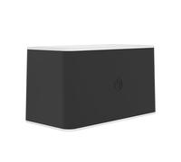 Eglo Cordless LED Wall Light Valgiano, Magnetic Battery lamp, Touch dimmable, Wireless Spotlight with Motion Sensor, USB Rechargeable, Square, Black Plastic, Warm - Cool White, IP44, 12 cm