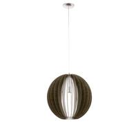 EGLO Cossano Pendant Light, Metal, 60 W, Brown