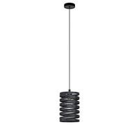 EGLO Cremella pendant light, Ø 18 cm, black, steel