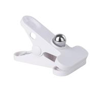 Eglo Desk clamp for LED Light Fixture Muraglie, Accessory for Battery-Powered Clip lamp, Flexible, White Plastic