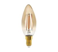 Eglo Dimmable E14 LED Edison lamp, filament candle light bulb
