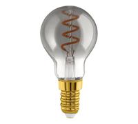 EGLO E14 LED bulb 4W P45 2,000K Filament smoky dimmable