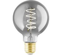 Eglo Dimmable E27 LED globe, vintage spiral filament light bulb, Edison lamp fo