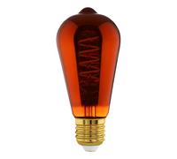 EGLO LED bulb ST64 E27 4 W 2,000 K filament copper