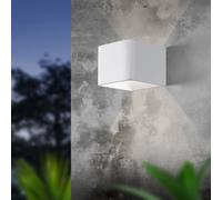 EGLO Doninni 1 LED outdoor wall lamp, white, width 13 cm, 2-bulb