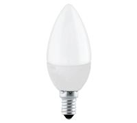 Eglo E14 LED Candle Light Bulb Milky, Opaque Edison lamp