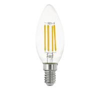 Eglo E14 LED dimmable Bulb, Candle-Shaped lamp for Vintage Lighting