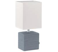 EGLO E14 Modern Grey Ceramic Table Lamp 'MATARO'