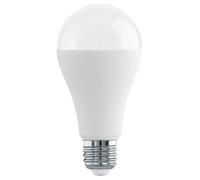 Eglo E27 LED Bulb, 11 Watt (Equivalent to 75 Watt), 1055 Lumens, 4000 Kelvin, Neutral White Light, Opal A60, Ø 6 cm
