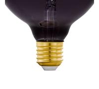 EGLO E27 LED bulb 4W T120 1,800K filament purple dimmable