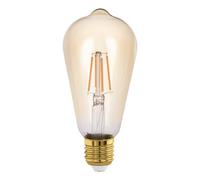 Eglo Led E27 St64 Amber Coloured Lightbulb 2200K - Pack Of 4