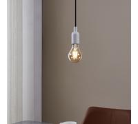 Eglo E27 LED Filament Light Bulb, Amber Vintage Edison lamp for Retro Lighting, 4 watt (Equivalent to 32 watt), 350 Lumen, Warm White Glow, 2200 Kelvin, A75, Ø 3"