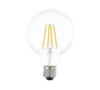 Eglo E27 LED Globe, 3 Step dimmable Vintage Filament Light Bulb, Edison lamp for Retro Lighting, 7 watt (Equivalent to 60 watt), 806 Lumen, Warm White Glow, 2700 Kelvin, Ø 3.7"