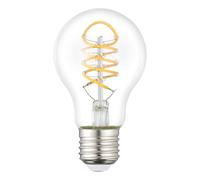 Eglo E27 LED Light Bulb, high Lumen Spiral Lightbulb, Vintage Decorative lamp in Retro Design, 7.3 watt, Warm White, 806 lumens, 2700 K, Edison Bulb A60, Ø 6 cm