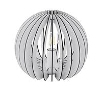 EGLO E27 Modern Wooden White Table Lamp 'COSSANO'