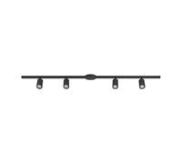 EGLO EASY TRACK rail set, black, 4 x GU10 spotlights, length 193 cm