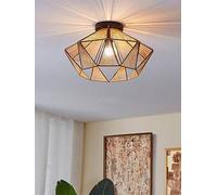 Eglo Adwickle Ip20 Geometric Flush Ceiling Light