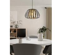 Eglo Encinitos Black/Gold Modern Single Pendant Light Black/Gold