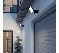 Eglo Epifano 200W Led Flood Light, 27,000 Lumens, Tri Colour, Ip65 Weatherproof, Heavy Duty Black Aluminium Housing