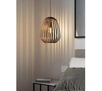 Eglo Espinal Bronze Steel Caged Style Contemporary Single Pendant Bronze