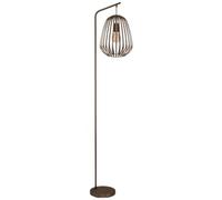 Eglo Espinal Steel Caged Style Contemporary Floor Lamp - Black