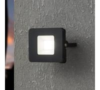 EGLO Faedo 3 LED outdoor spotlight in black, 20 W