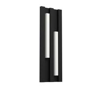 Eglo Fandina Outdoor Led Black Steel Wall Light Black One Size