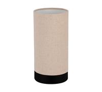 Eglo Feniglia Natural Linen Cylindrical Table Lamp Natural One Size