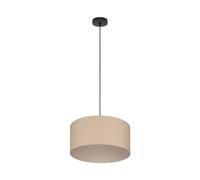 EGLO Feniglia pendant light, linen lampshade, natural