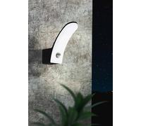 EGLO 98149 FIUMICINO LED Outside Wall Light with Sensor in Black and White