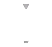 Eglo Floorlamp Vilastrosi-E, Floor lamp Living Room, Standing Light Fixture for indirect Lighting, uplighter Made of Plastic and Steel in Silver, E27 Socket