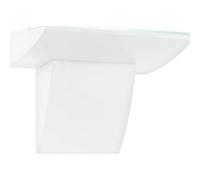 Eglo Fontela White Led Outdoor Wall Light Ip44 Warm White Facade Light 2.5W