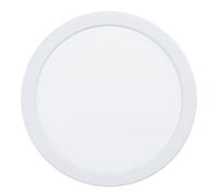 EGLO Fueva 5 LED Ceiling Light, Diameter 21 cm, 1-Bulb Surface-Mounted Light, Modern Steel and Plastic Light Area, Ceiling Light in White, LED Surface Light, Warm White