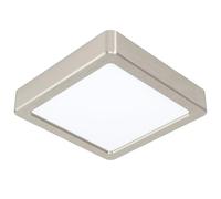 EGLO Fueva 5 LED Ceiling Light L x W 16 cm 1 Bulb Surface-Mounted Steel and Plastic Light Surface Ceiling Light in Matt Nickel White LED Surface Surface Warm White