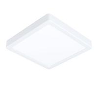 EGLO Fueva 5 LED Ceiling Light L x W 21 cm 1 Bulb Surface-Mounted Light Made of Steel and a Plastic Light Surface Ceiling Light in White LED Surface-Mounted Lamp Neutral White