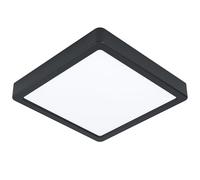 EGLO Fueva 5 LED Ceiling Light L x W 21 cm 1 Bulb Surface-Mounted Steel and Plastic Light Surface Ceiling Light in Black/White LED Surface Warm White
