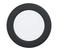 EGLO FUEVA 5 LED Recessed Light Black Round 117 mm 650 lm 3000 K Warm White