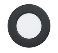 EGLO Fueva 5 LED Recessed Spotlight, Diameter 8.6 cm, Steel and Plastic Surface, LED Recessed Light Flat Low Installation Depth 26 mm, Warm White