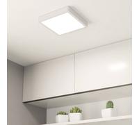 Eglo Fueva 6 Ultra-Slim LED Black Square Surface-Mounted Ceiling Light EGLO Black
