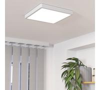 Eglo Fueva 6 Ultra-Slim White Square Led Ceiling Light Wbs