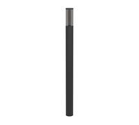 Eglo Garden lamp Post Salle, Outdoor lamppost Light, Garden and Terrace Lighting, Path Light Made of Black Metal and Plastic, E27 Socket, IP54, 110 cm