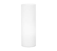 EGLO GEO 1-bulb table lamp, white colour Bedside lamp with Opal Matt glass, E27 socket, incl. switch