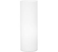 EGLO GEO 1-bulb table lamp, white colour Bedside lamp with Opal Matt glass, E27