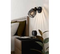 Eglo Girona Black Steel Modern Single Spotlight