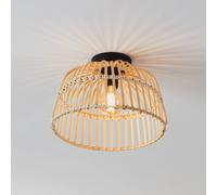 EGLO Glyneath ceiling light made of rattan