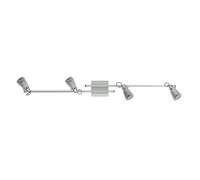 Eglo Halogen Ceiling Light Calvi Chrome Matt 4 X 50W GU10 Warm White Adjustable