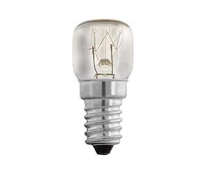 EGLO Halogen E14 Bulb, Oven Light Bulb 300°C, Lamp Oven, Halogen Lamp, 15 Watt, 85 Lumen, E14 Warm White, Dimmable, 2200 Kelvin, Oven Bulb T22, Diameter 2 cm