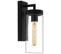 Eglo Bovolone Exterior Wall Light - Black, Black